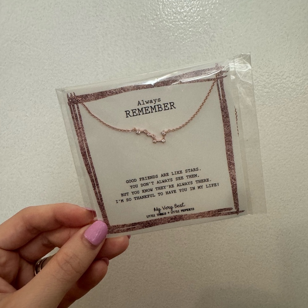 Rose Gold Big Dipper Necklace